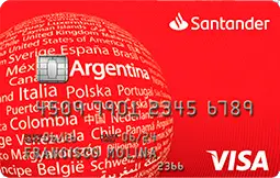 Logo VISA Clásica Santander