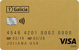 Tarjeta VISA Gold Galicia