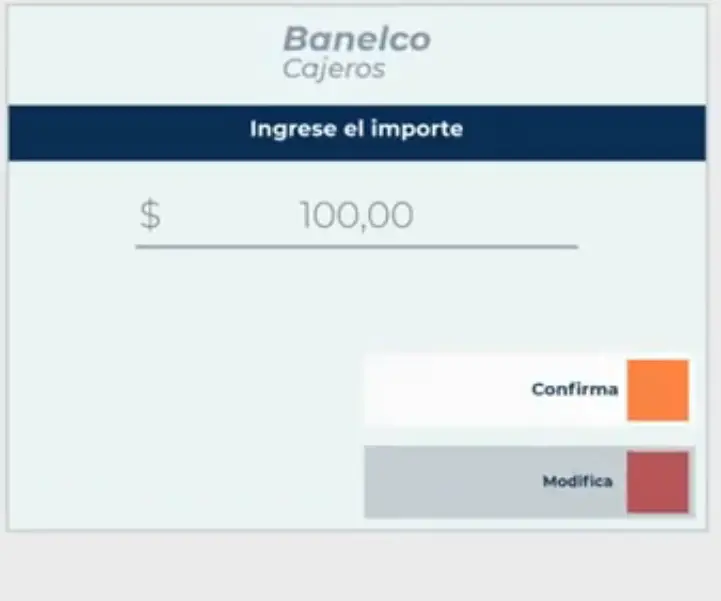 Cómo extraer dinero sin tarjeta Banco Macro desde cajero Banelco (Paso 5) 