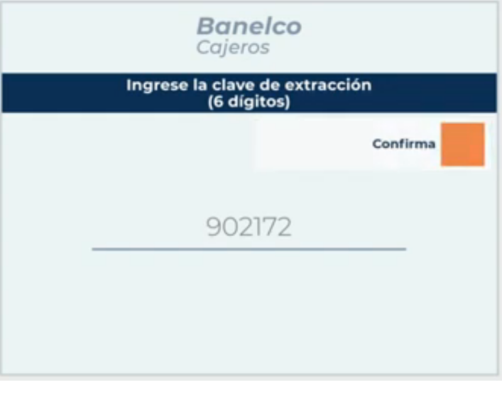 Cómo extraer dinero sin tarjeta Banco Macro desde cajero Banelco (Paso 6) 