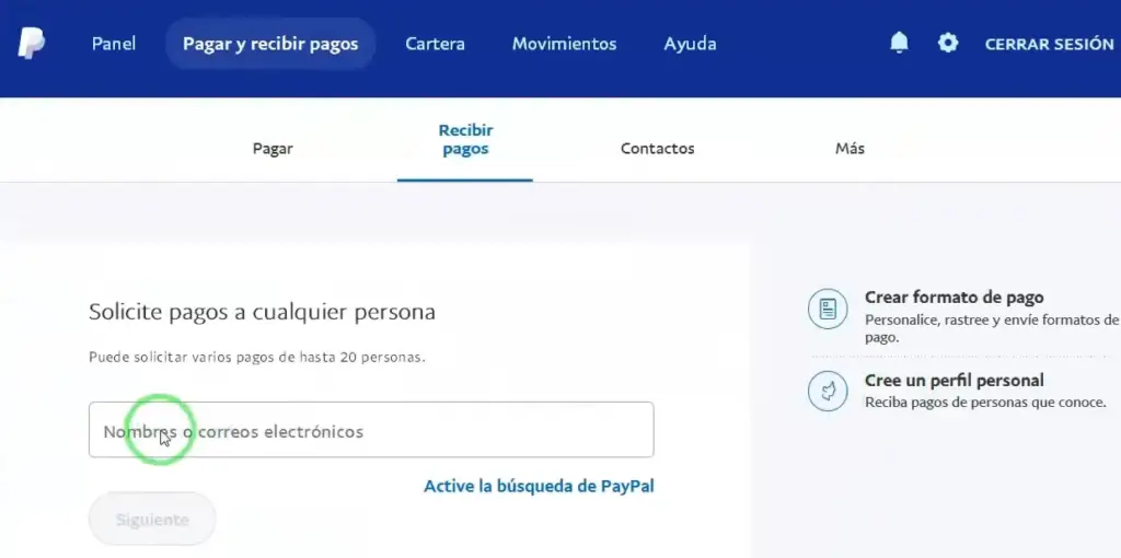 Recibir pagos en Paypal desde Mercado Pago
