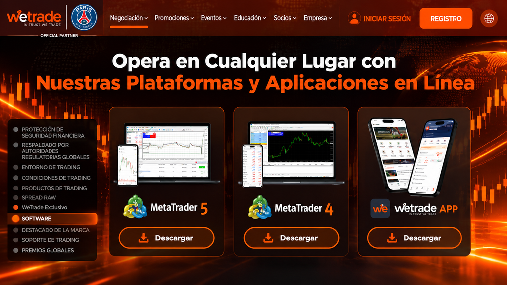 wetrade-versión-móvil - Tiempo Financiero: finanzas accesibles para todos